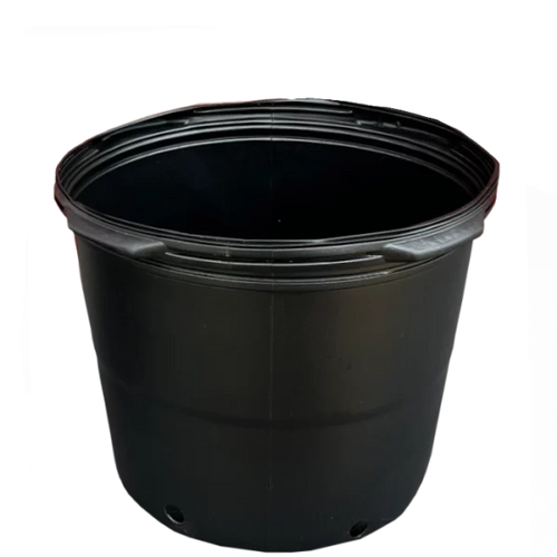 7 Gallon Trade Nursery Pot — Black HDPE Product Photo
