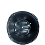 7 Gallon Trade Nursery Pot — Heavy-Duty Black Multi — Top view (interior + rim)