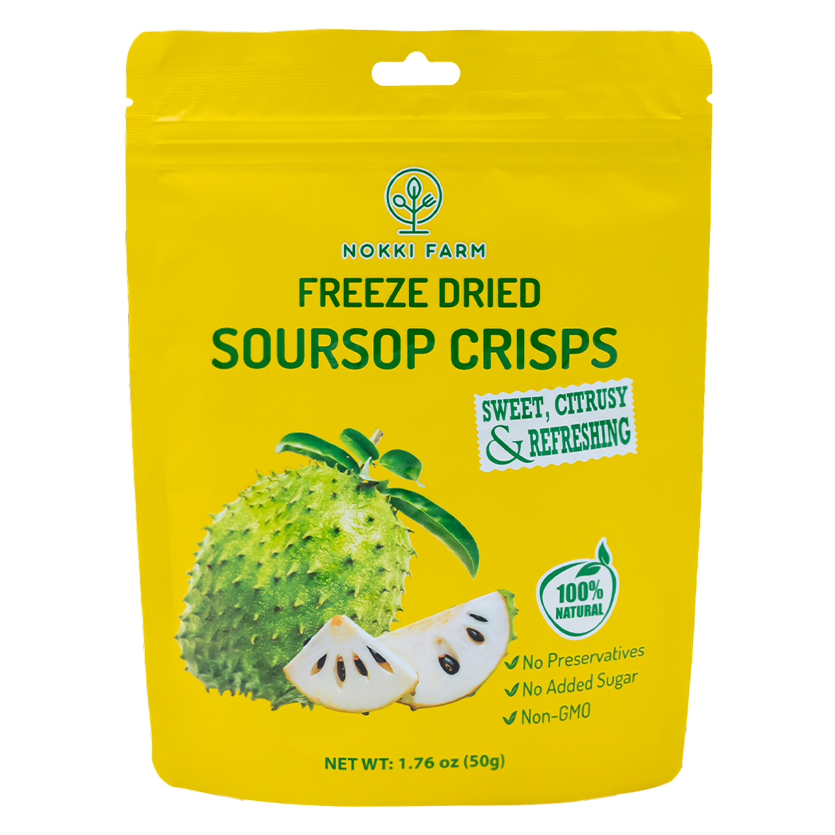 Freeze-Dried Soursop Crisps